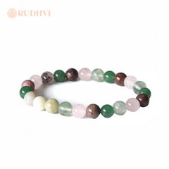 Taurus (Vrishabh Rashi) Zodiac Bracelet -Amazonite, Fluorite l Rudhvi™
