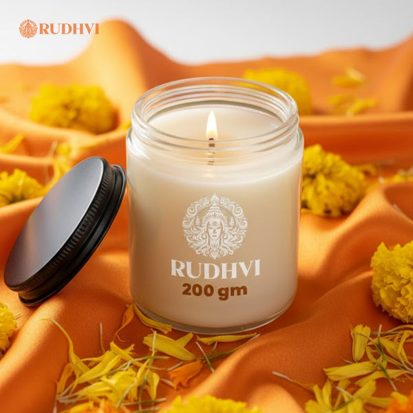 Vanilla Scented Candle – 100% Soy Wax Aromatherapy Candle